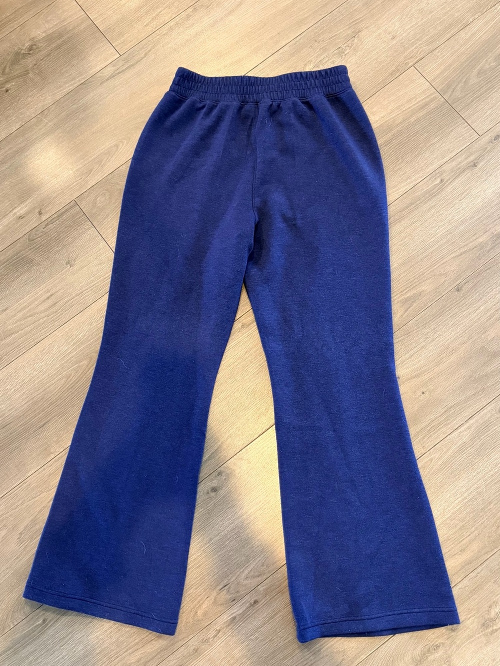 SPANX Air Essentials Navy Flared Track Pants M Petit